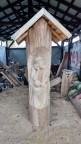 rzeźba w drewnie kapliczka Chrystus